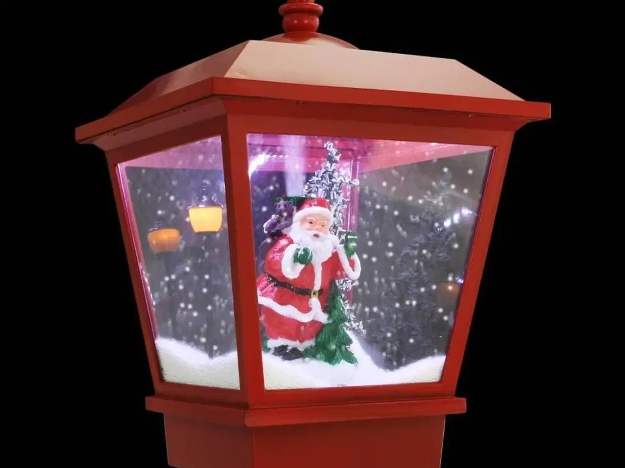 Billede 5 - Julegadelampe med julemand 180 cm LED