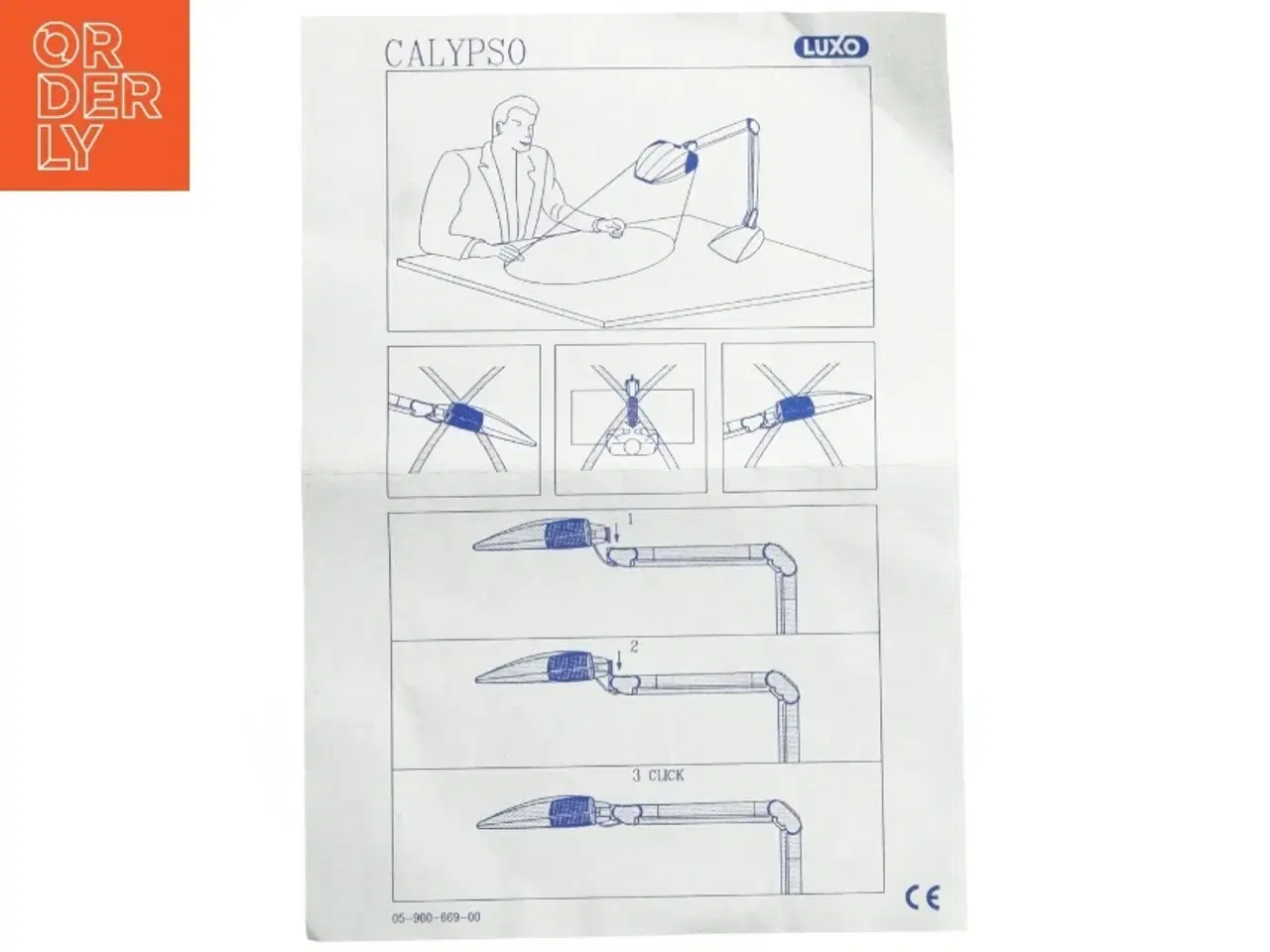 Billede 3 - Luxo Calypso lampe fra Luxo (str. 45x20 cm)