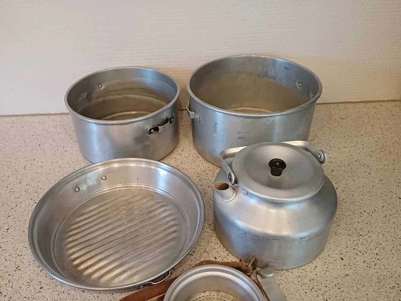 Billede 1 - Camping grydesæt m pande, kedel