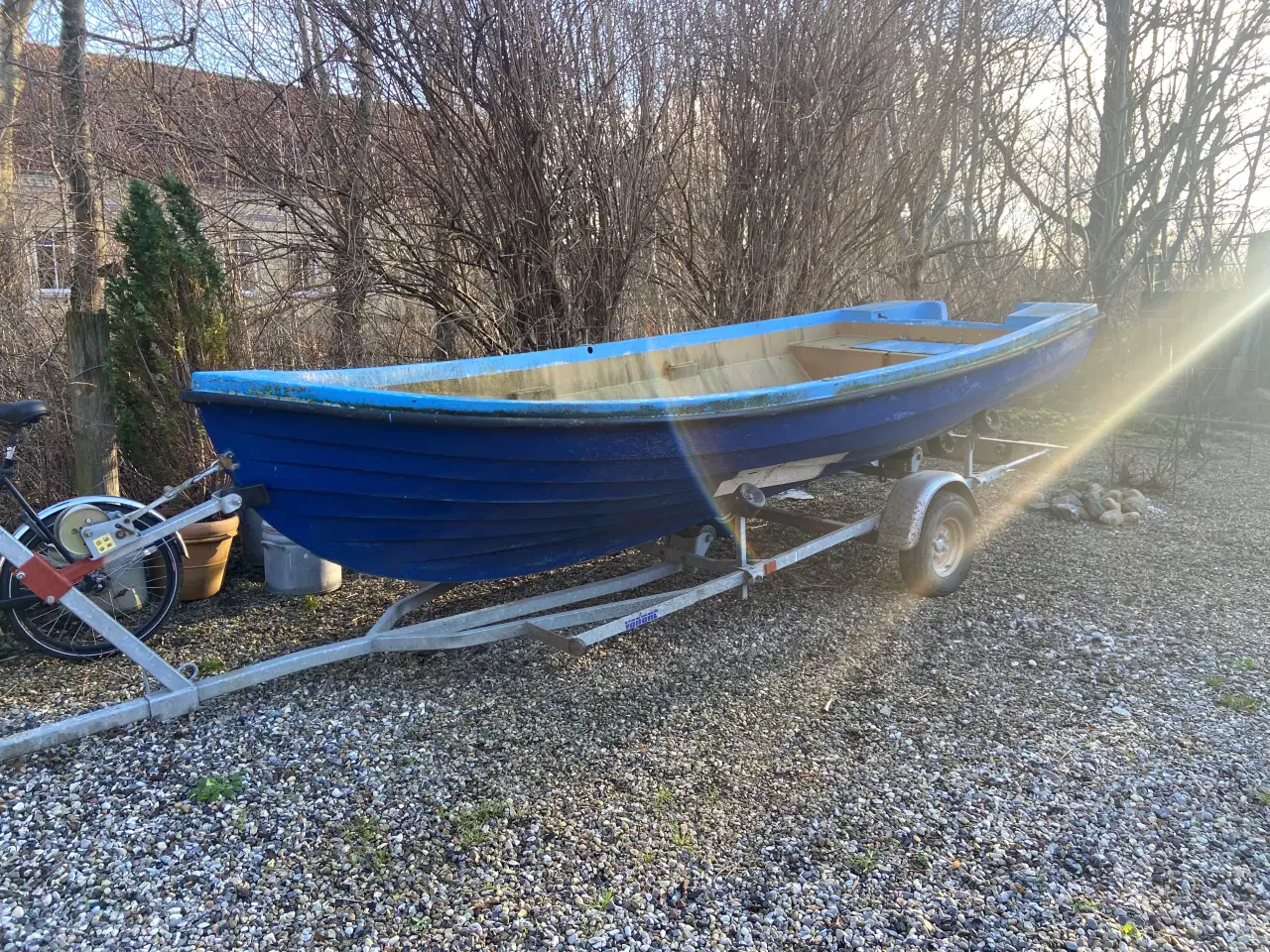 Billede 1 - Jolle med trailer + 2 motorer 