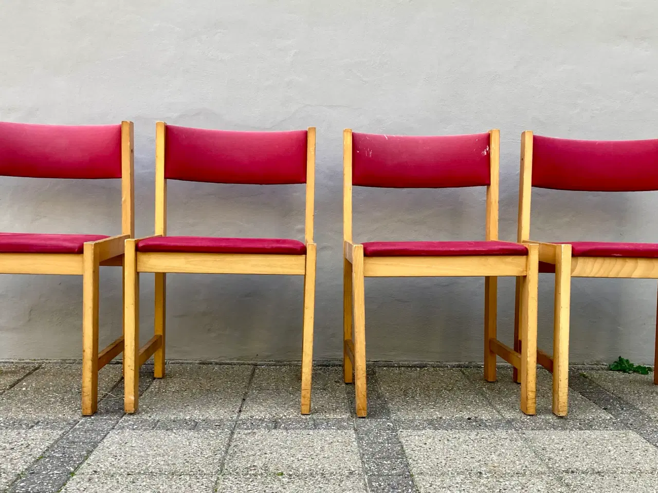 Billede 3 - 4 (10) Farstrup 70’er spisebordsstole bøg