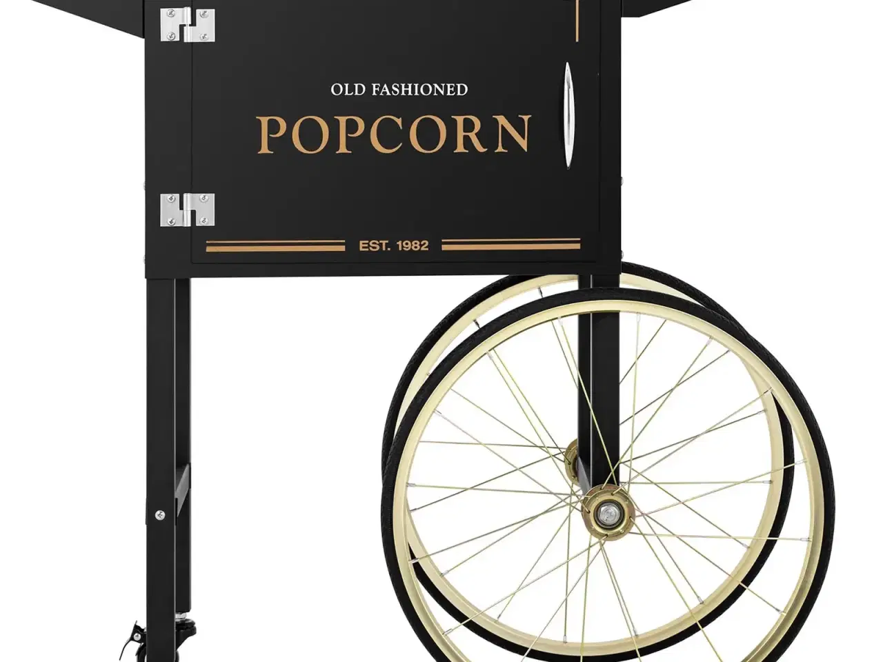 Billede 5 -  Vogn til popcornmaskine – sort og guld