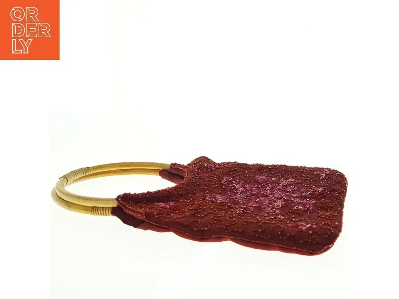 Billede 4 - Broderet håndtaske med palietter (str. 45 x 30 cm)