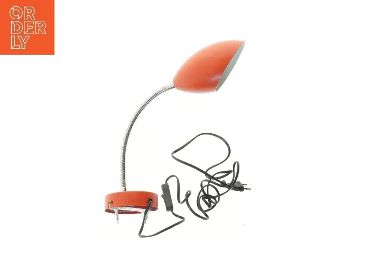 Billede 2 - Rød bordlampe (str. 50 cm)