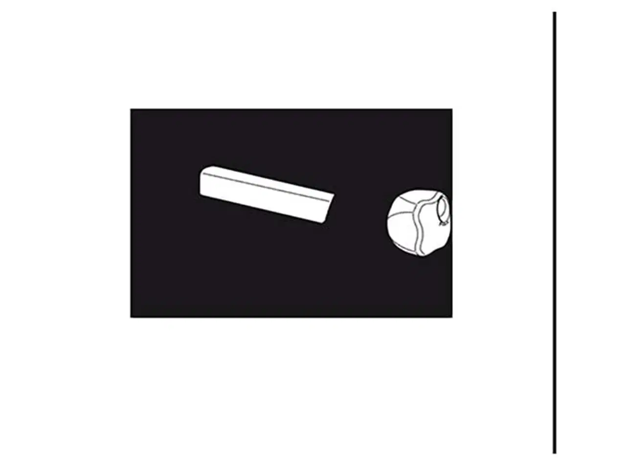 Billede 1 - Thule arm kort med 2 næb f/9261