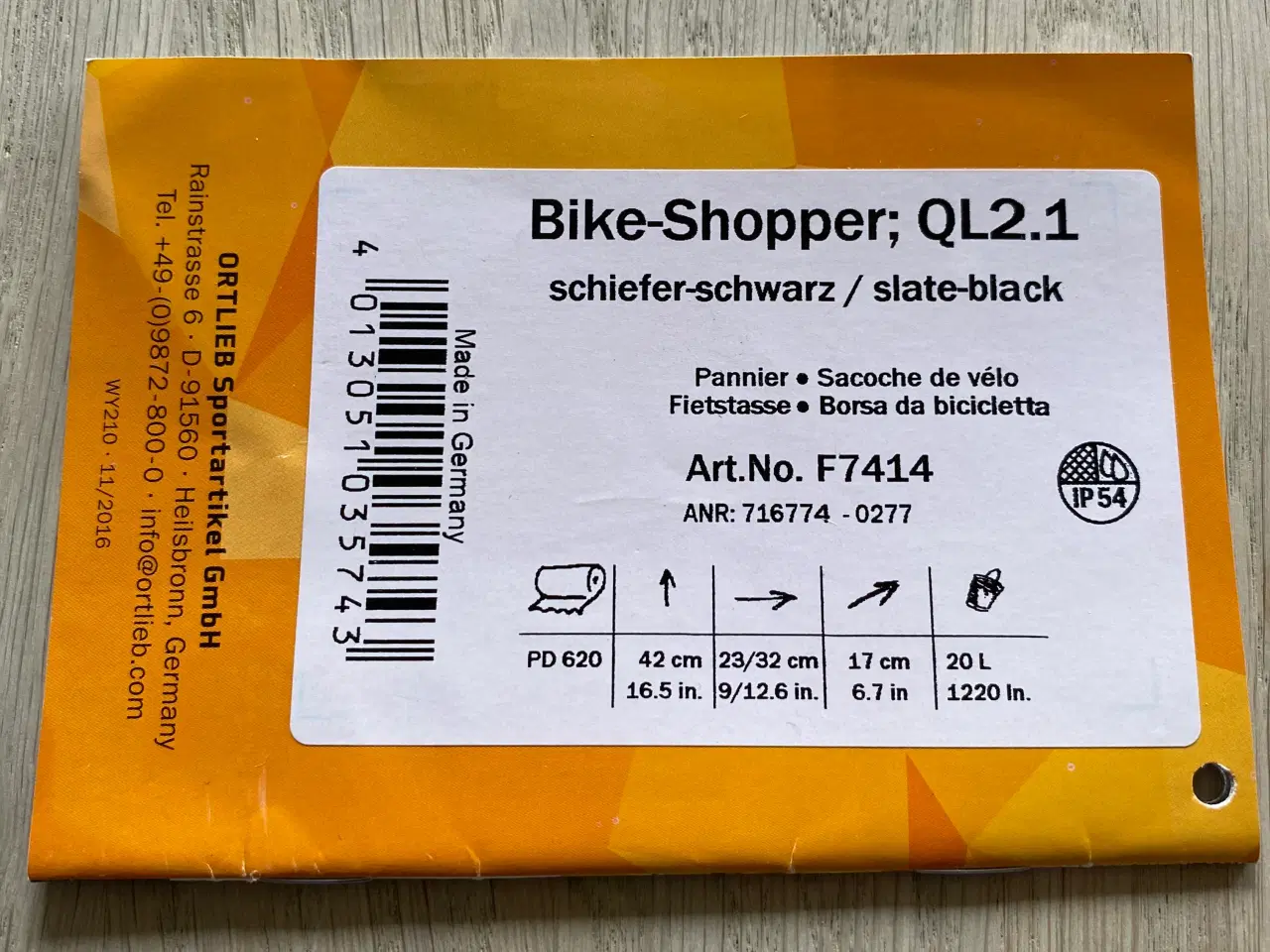 Billede 6 - Cykeltasker ORTLIEB 2 stk