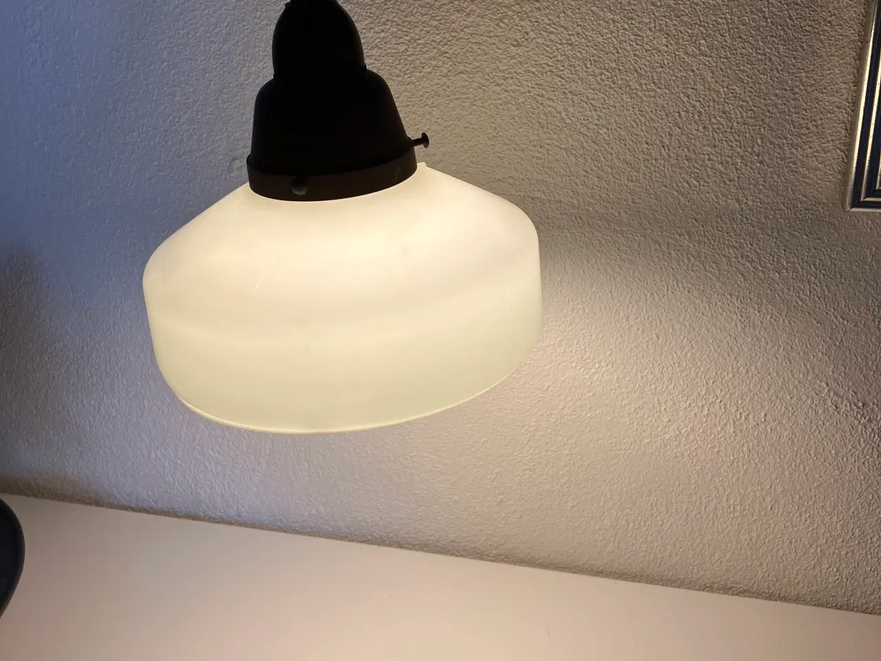 Billede 1 - Gammel glas pendel