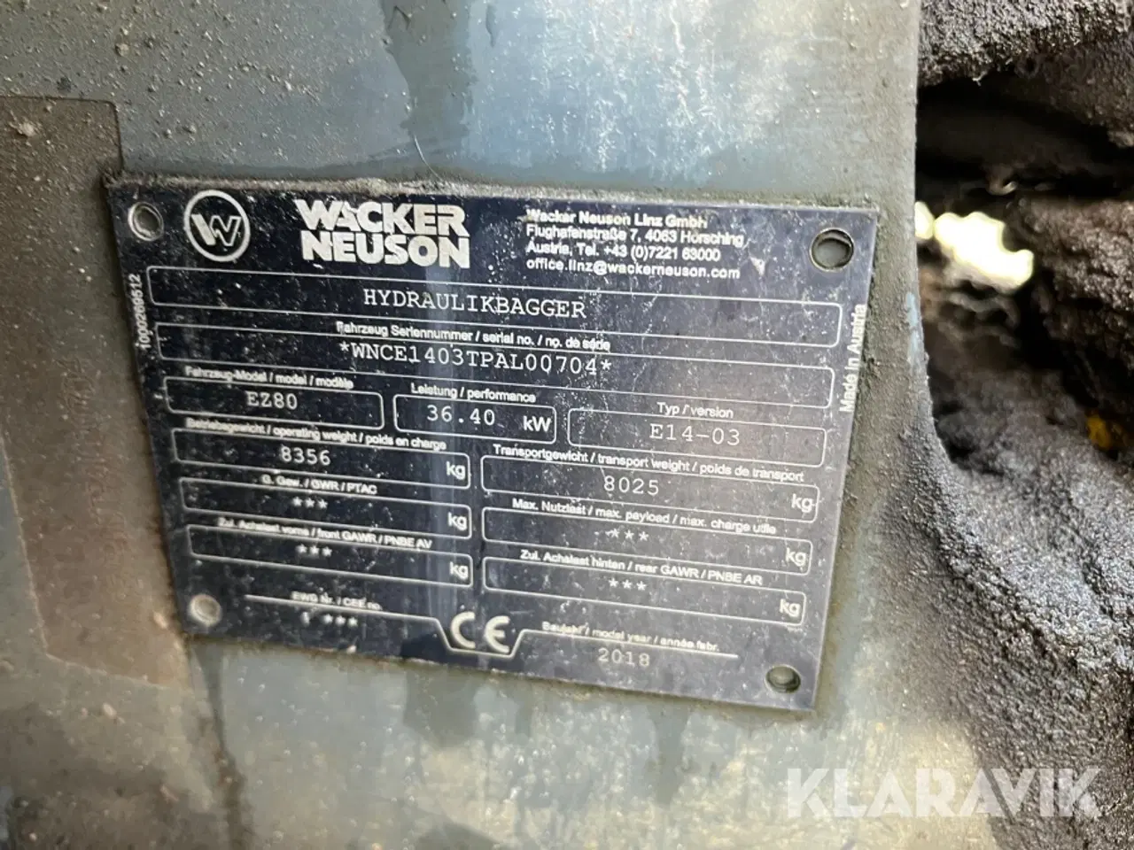Billede 9 - Gravemaskine Wacker Neuson EZ80