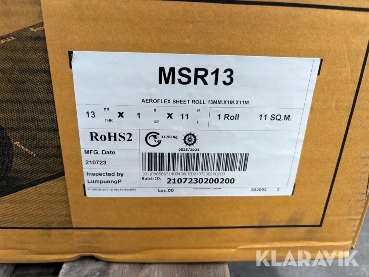 Billede 6 - Fleksibel isolering Aeroflex MSR13 og MSR09