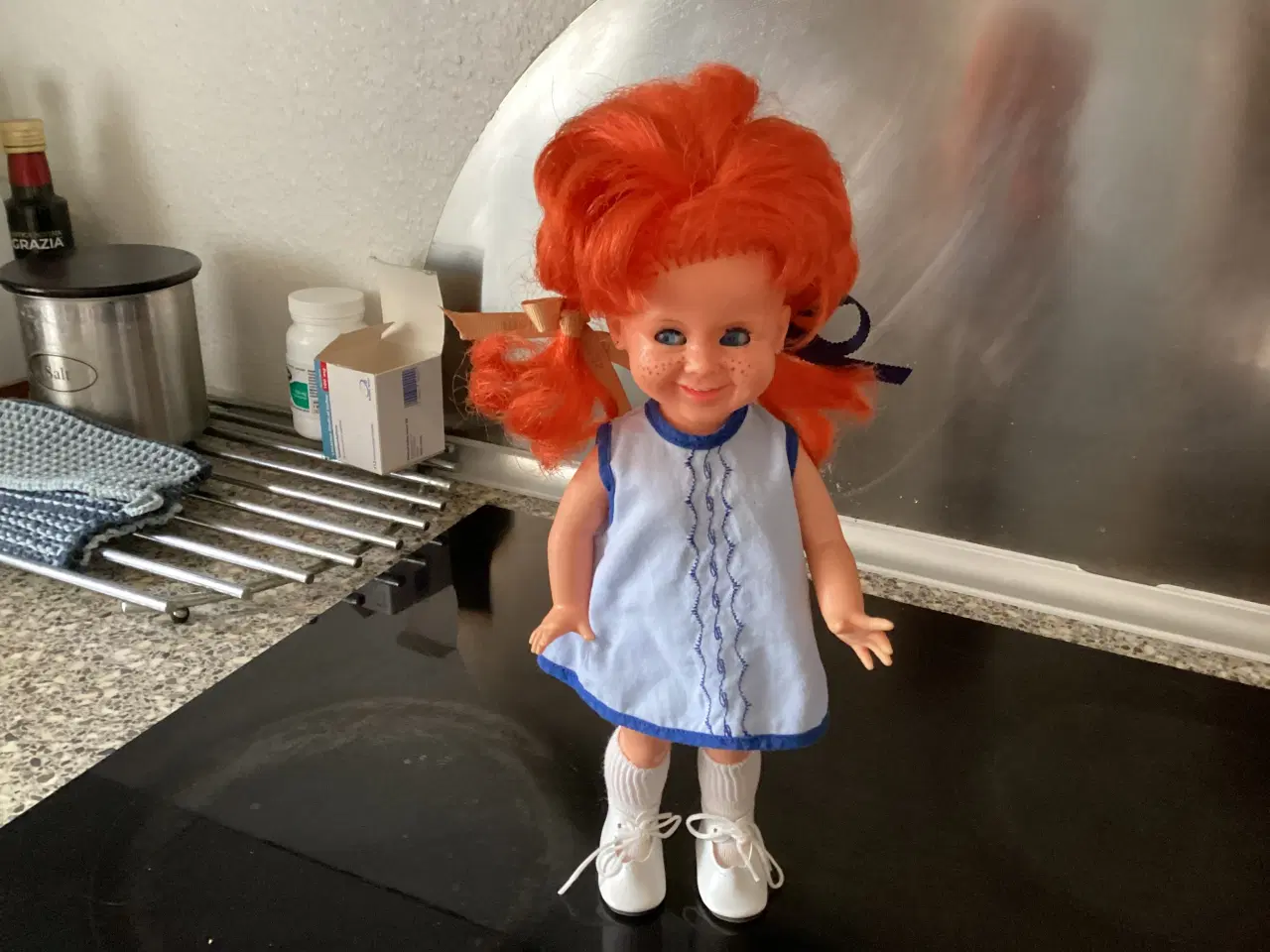 Billede 1 - Ratti dukke (Pippi  Langstrømpe)