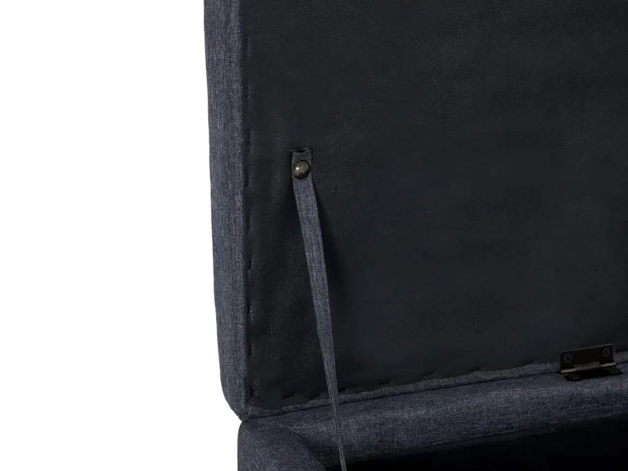 Billede 7 - Bænk med opbevaringsrum 116 cm polyester mørkegrå