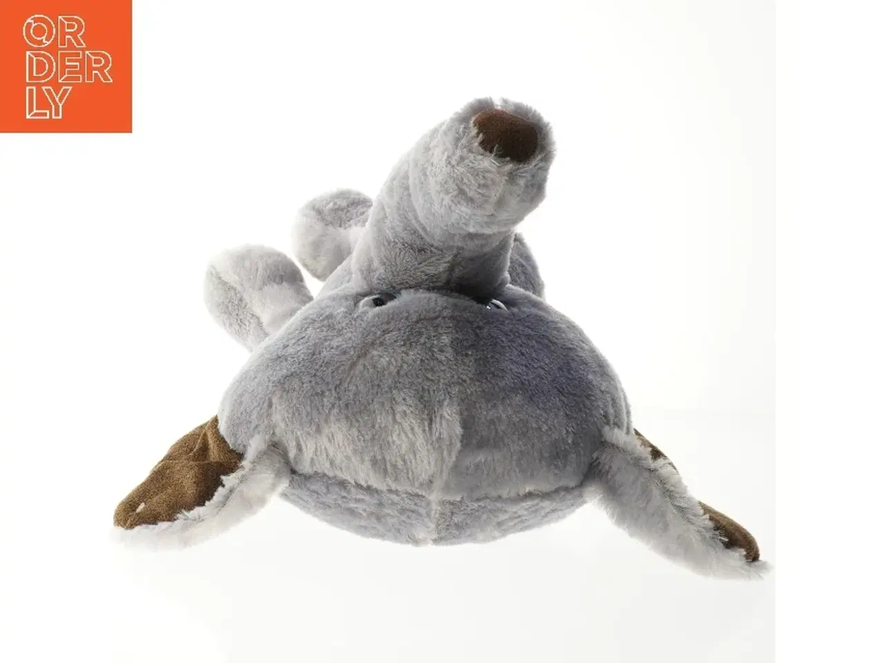 Billede 6 - Blågrå plys elefant