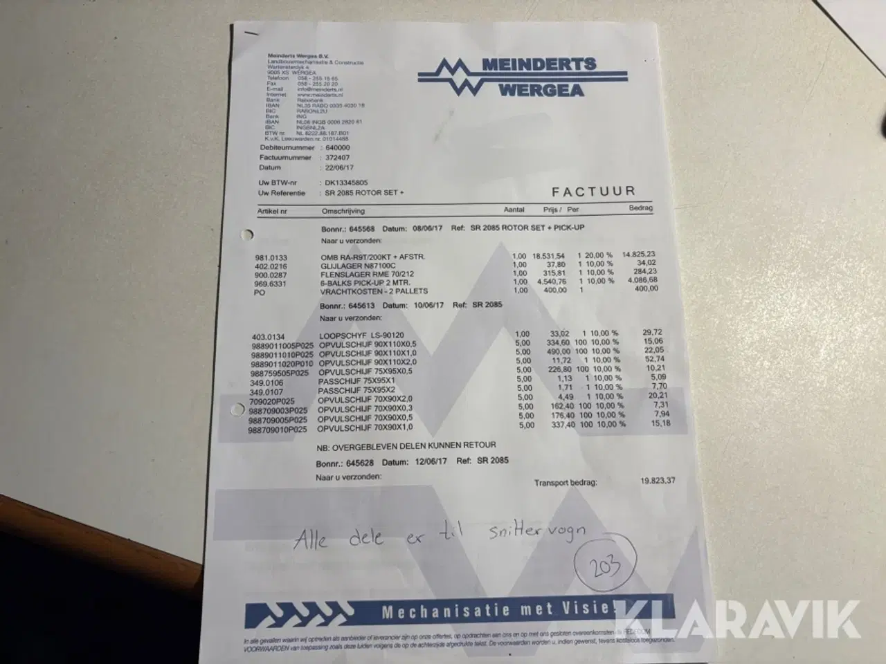 Billede 9 - Snittervogn Schuitemaker Rapide 2085 42 kubikmeter