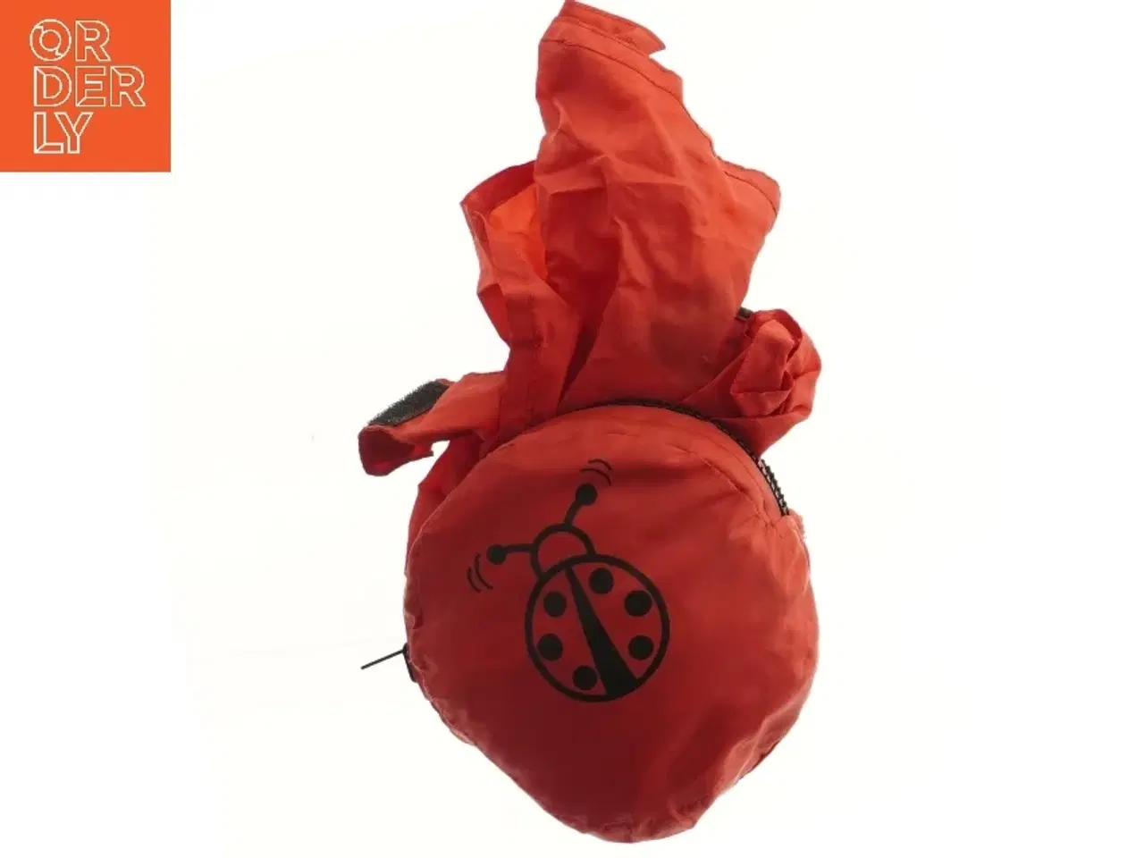 Billede 2 - Børne regnslag med mariehøne design