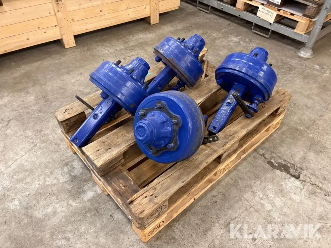 Billede 3 - Stubaksler ADR 4 styk med bremsearm