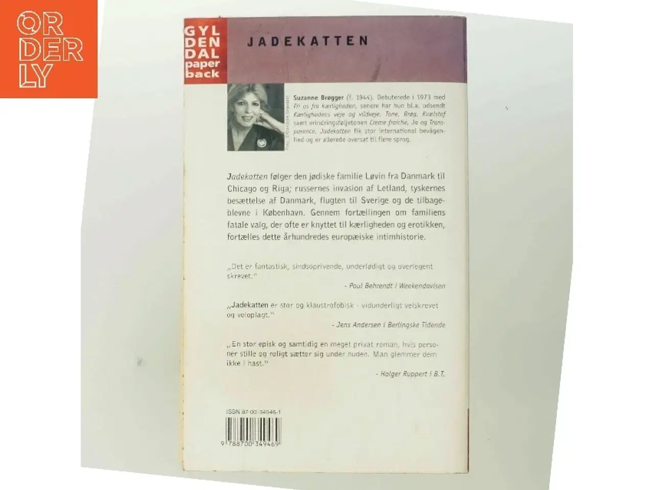 Billede 3 - Jadekatten af Suzanne Brøgger (Bog)