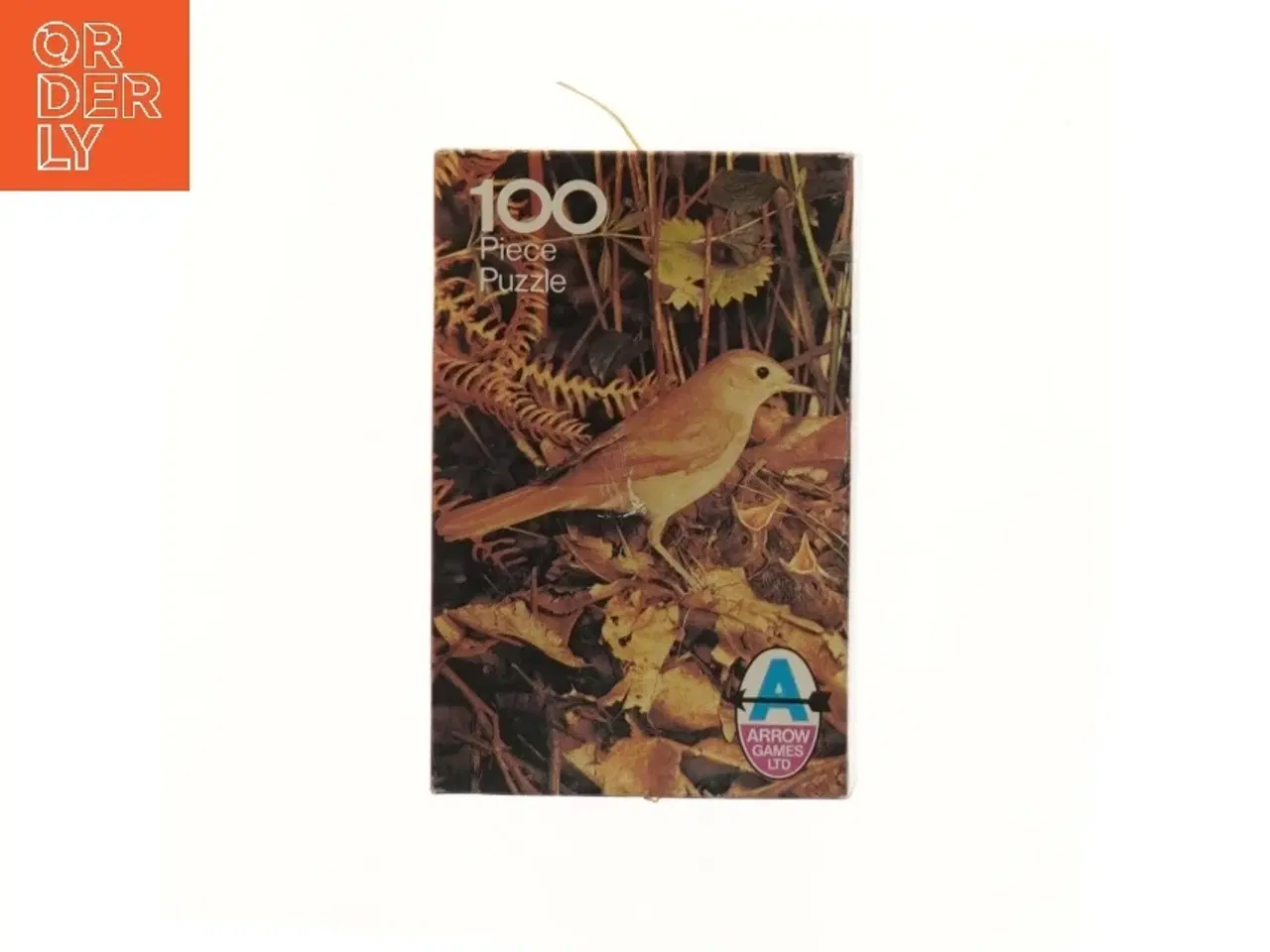 Billede 1 - 100-brikkers puslespil med nattergal (str. 15x10 cm)