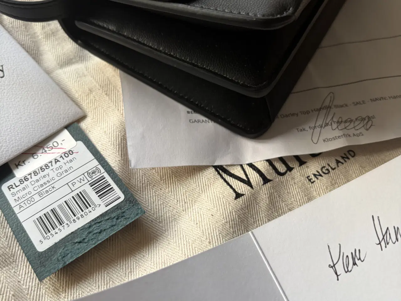 Billede 9 - Mulberry taske NY small Darley top handle  sort 