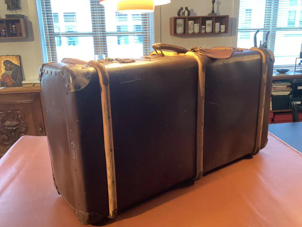 Billede 1 - Vintage kuffert , vulkanfiber, Dansk arbejde