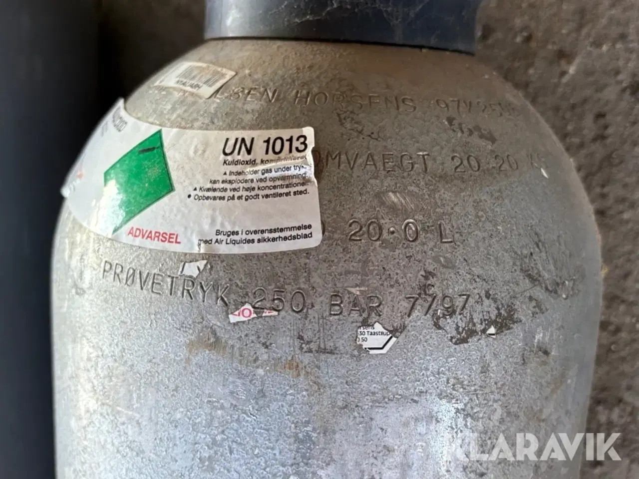 Billede 6 - Trykflasker Air Liquide Danmark A/S UN 1013, kuldioxid 20 liter