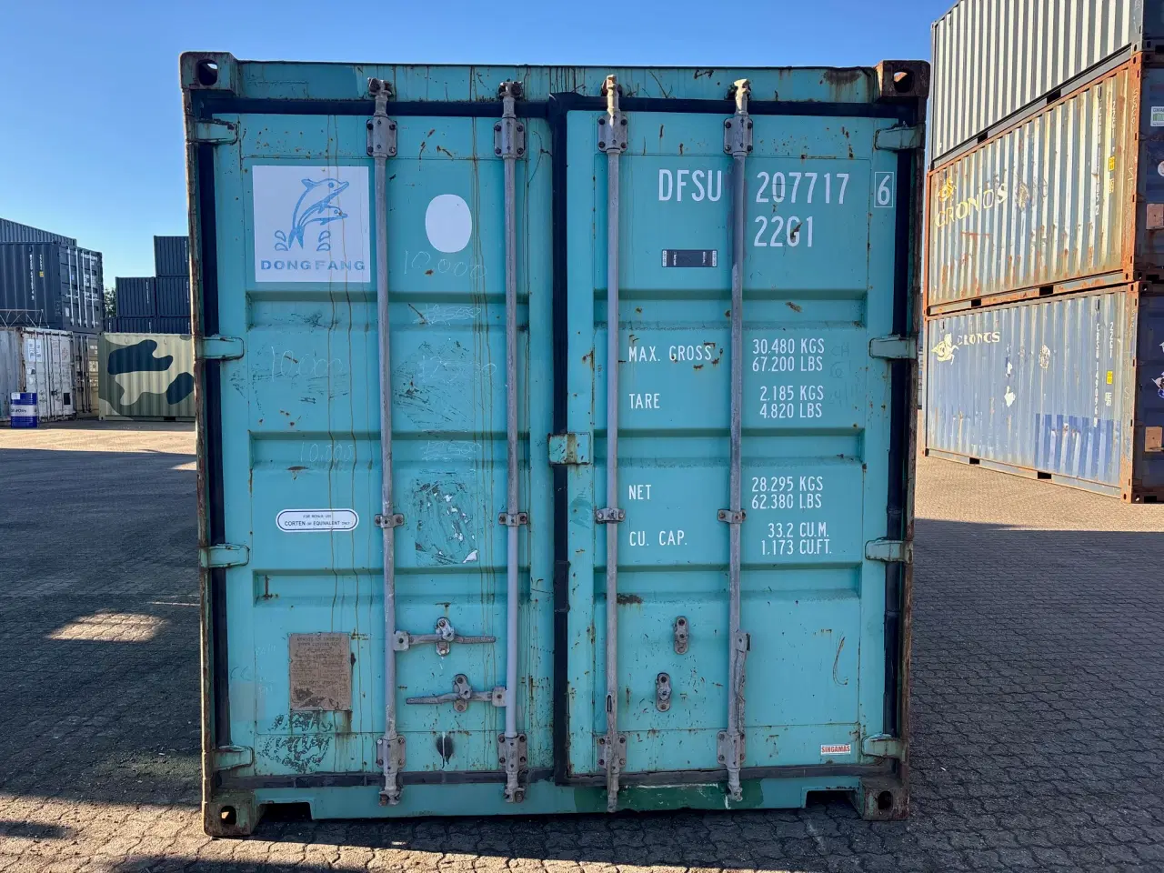 Billede 1 - 20 fods Container - ID: DFSU 207717-4