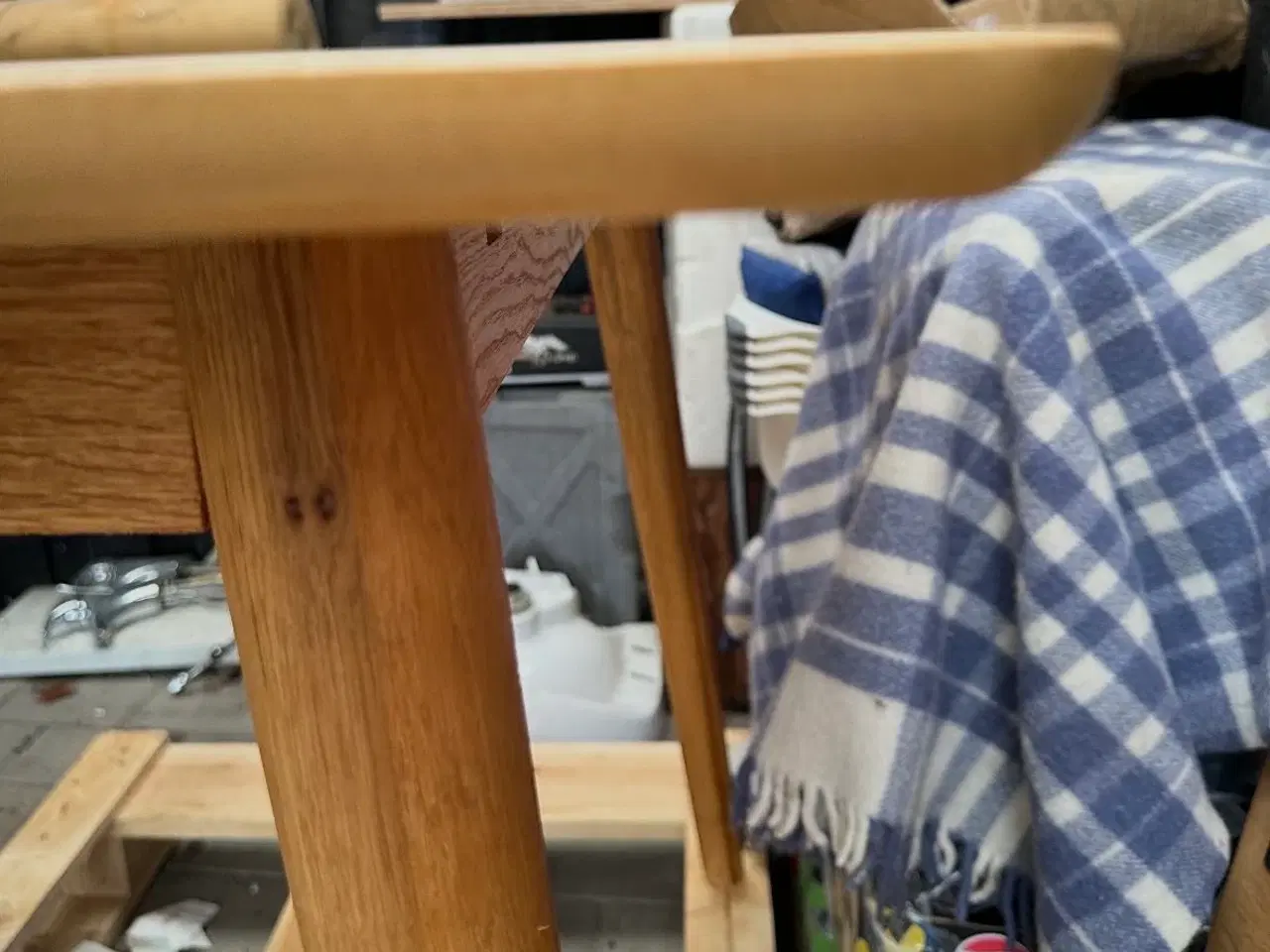 Billede 3 - Spisebord i egetræ 