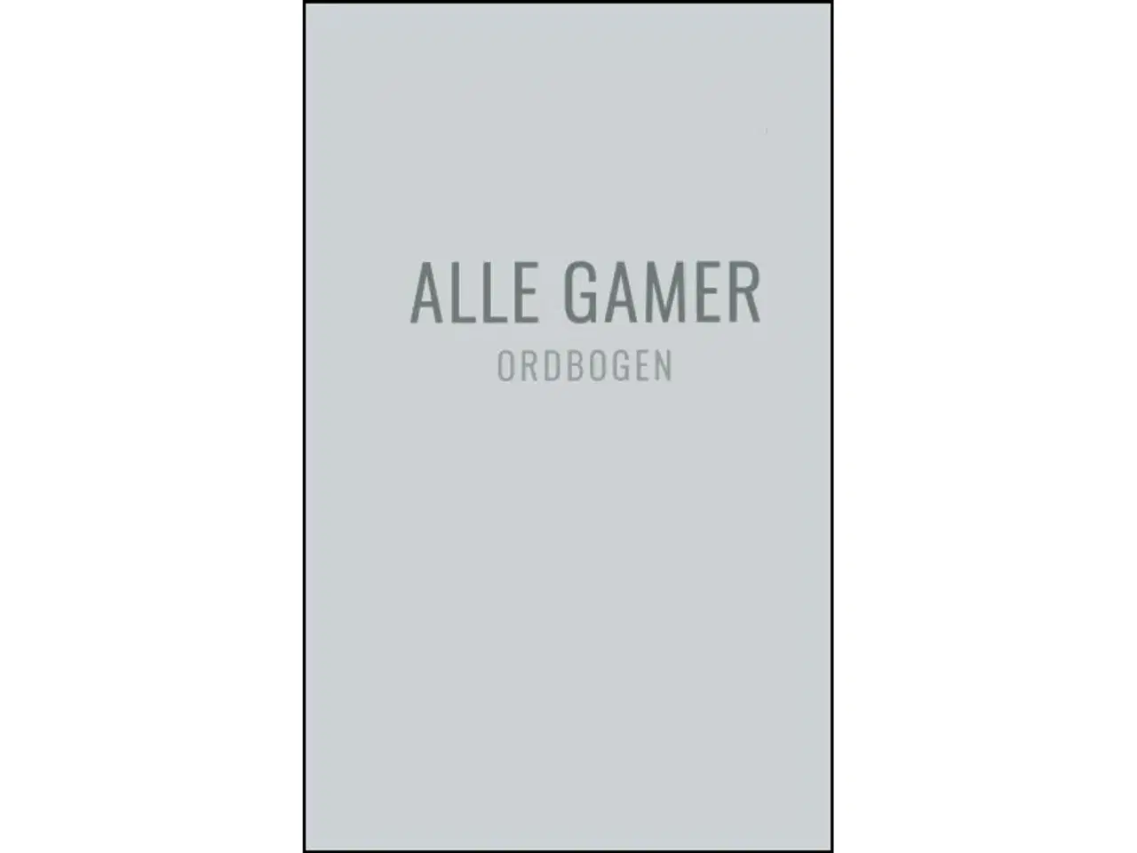 Billede 1 - Alle Gamer - Ordbogen