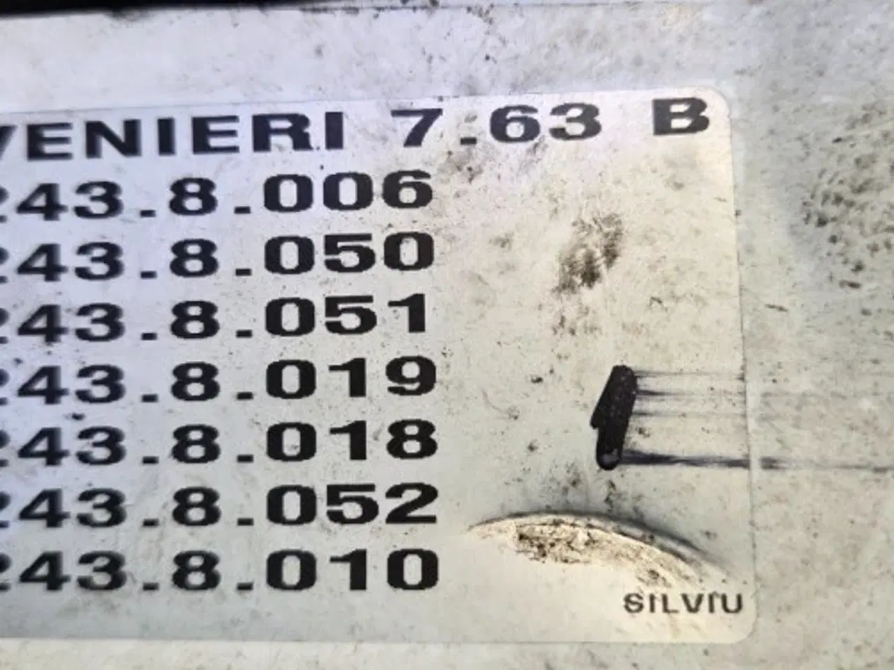 Billede 11 - Venieri 7.63B Gearkasse 243.8.006