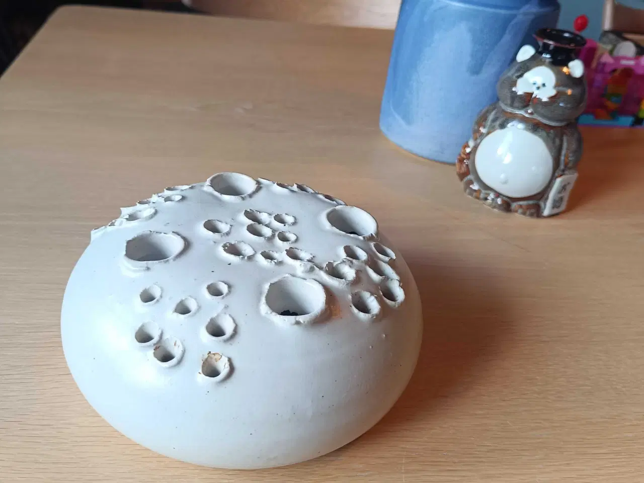 Billede 2 - Aage Würtz Ikebana-vase i stentøj