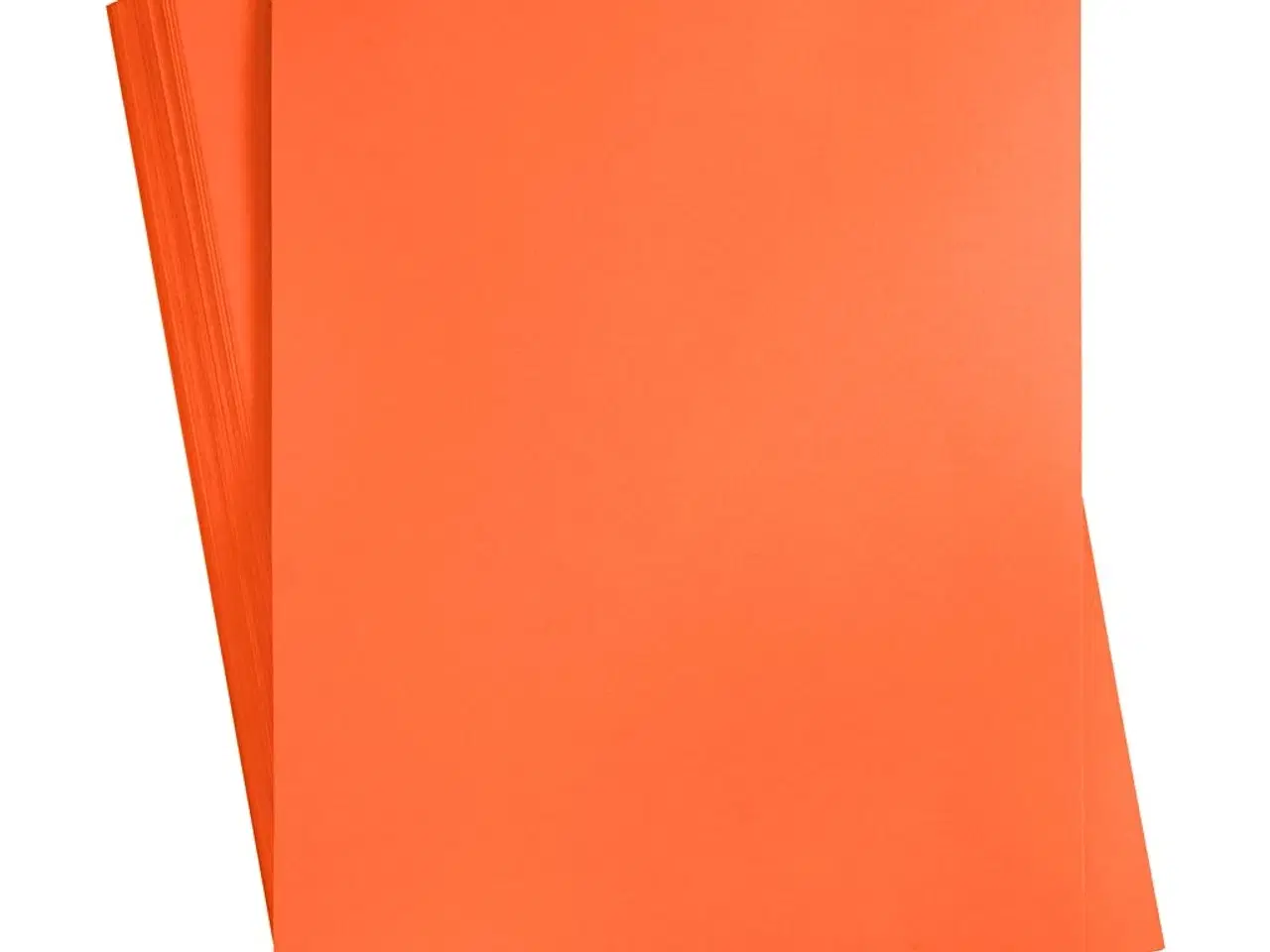 Billede 1 - A2 Karton 180g Orange - 100 ark til kreative projekter