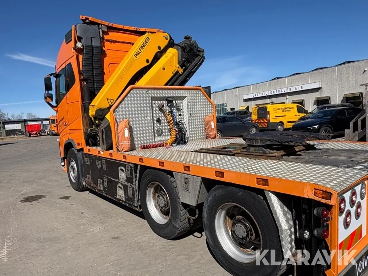 Billede 12 - Lastbil Volvo FH16 550 6x4 med mobilkran sværgodstrækker