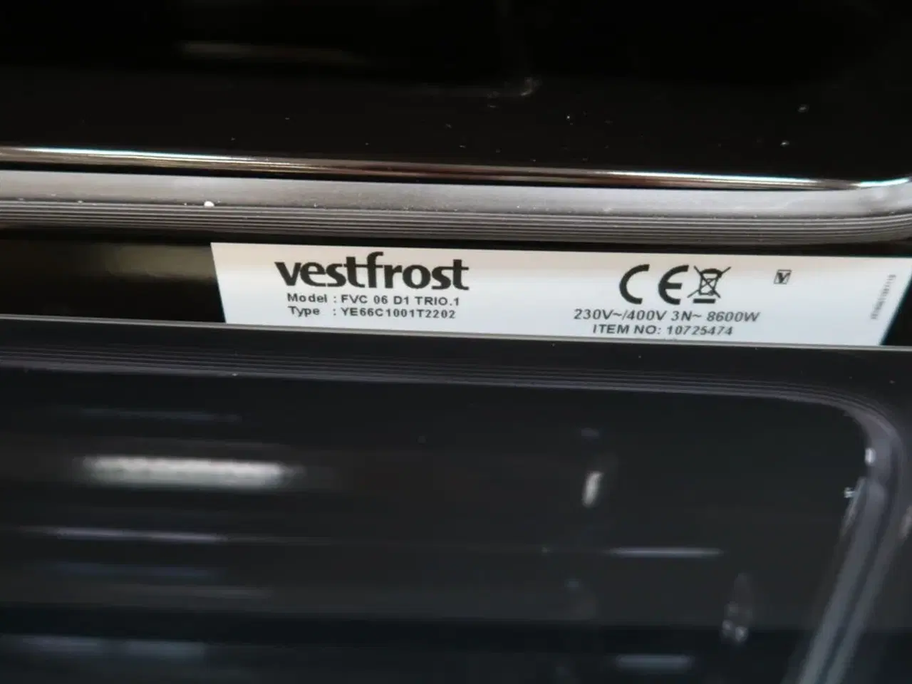 Billede 3 - Glaskeramisk komfur VESTFROST FVC 06 D1 TRIO