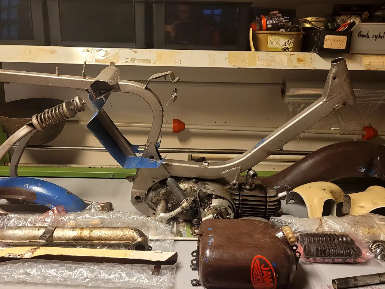 Billede 10 - Jawa 555 veteranknallert projekt fra 1961