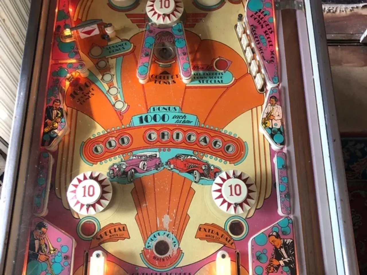 Billede 4 - Flippermaskine - Bally Old Chicago - 70'erne