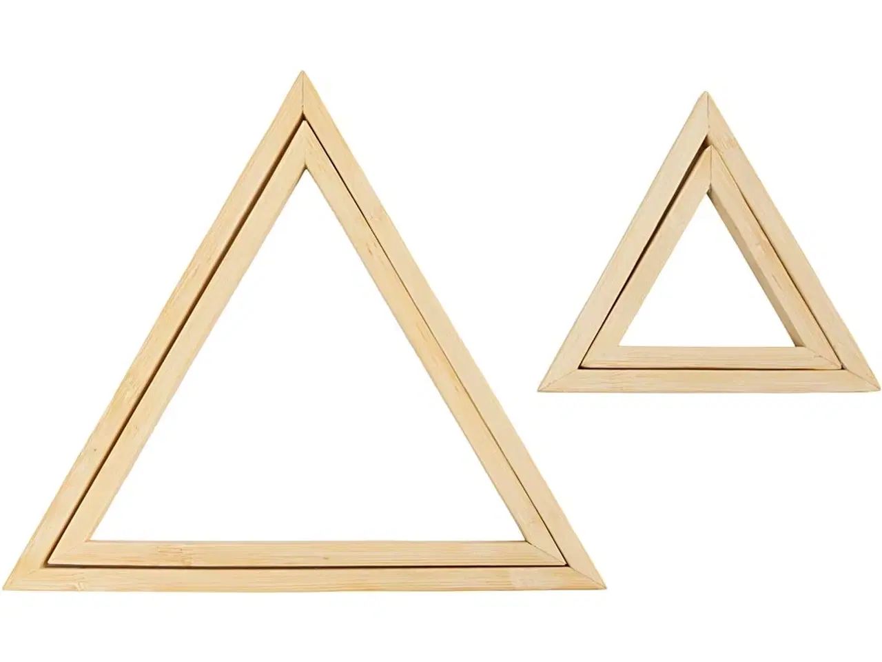 Billede 1 - Trekantede rammer 9x12 & 18x21 cm - 2 stk.