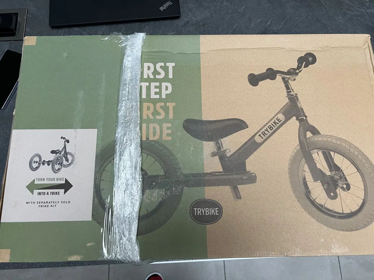 Billede 5 - Trybike løbecykel 3 hjulet Hvid/sort