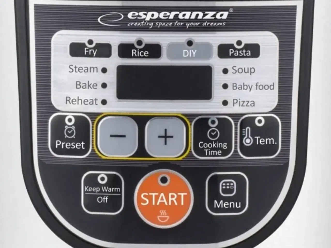 Billede 8 - Multicooker 5 l – Esperanza EKG011, 860 W, sort/rustfrit stål