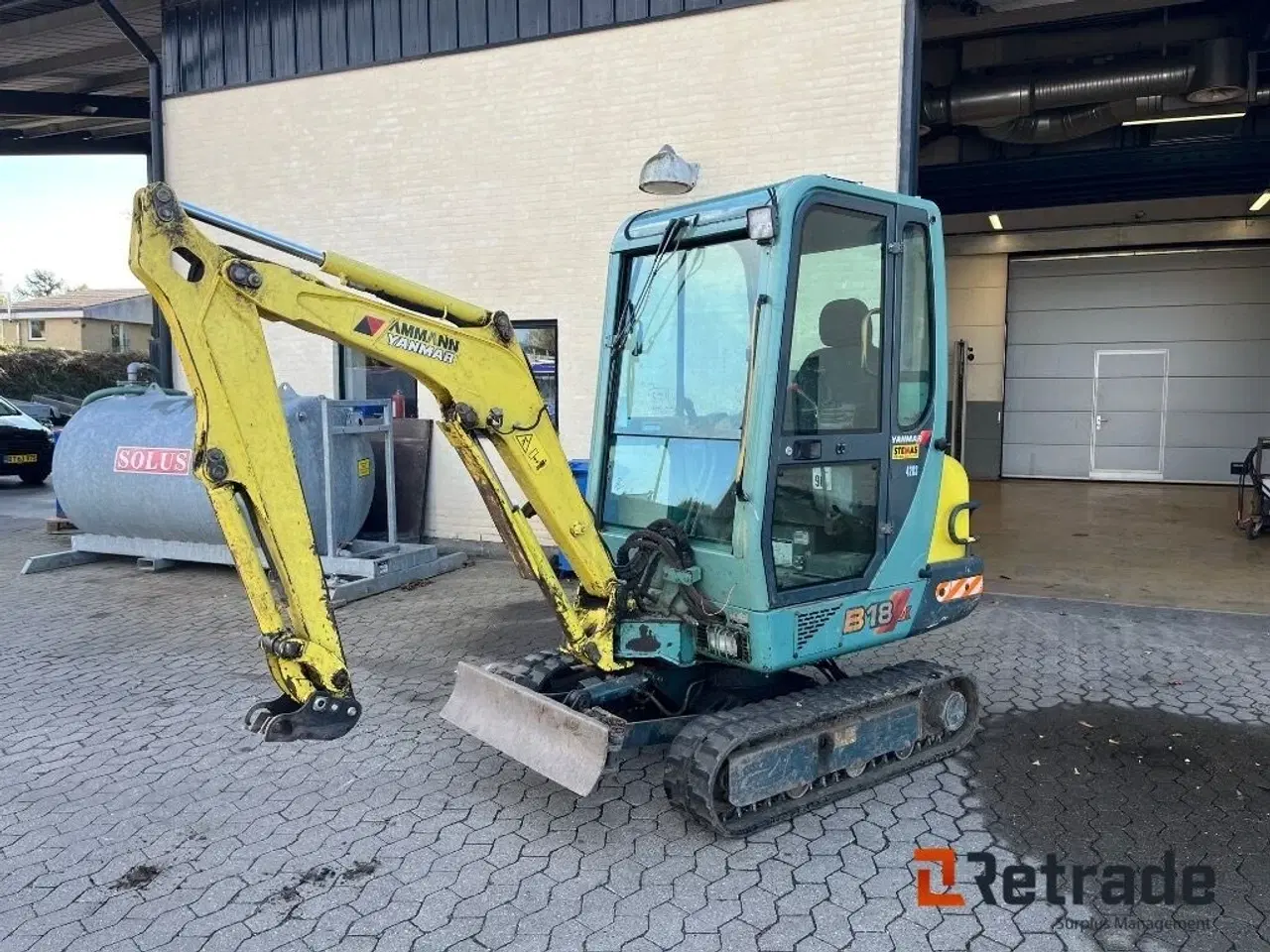 Billede 1 - Yanmar AMMANN/YANMAR B 18 X Minigravemaskine med 4 skovle
