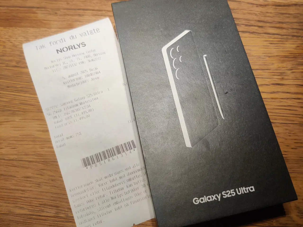 Billede 1 - Samsung s25 Ultra Helt Ny 