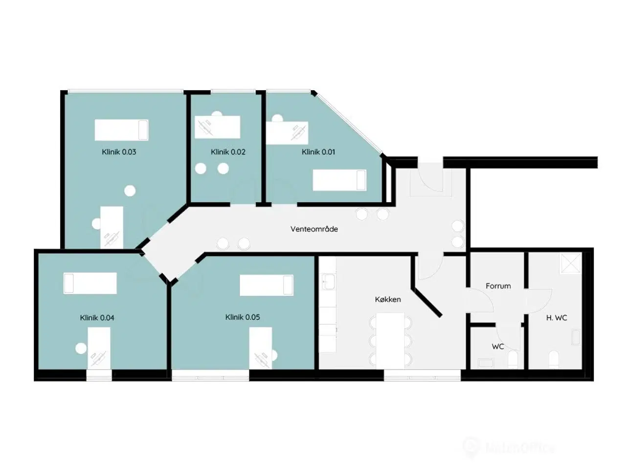 Billede 17 - Klinik i fælleskab på Thistedgade 6C. st. -klinik 3