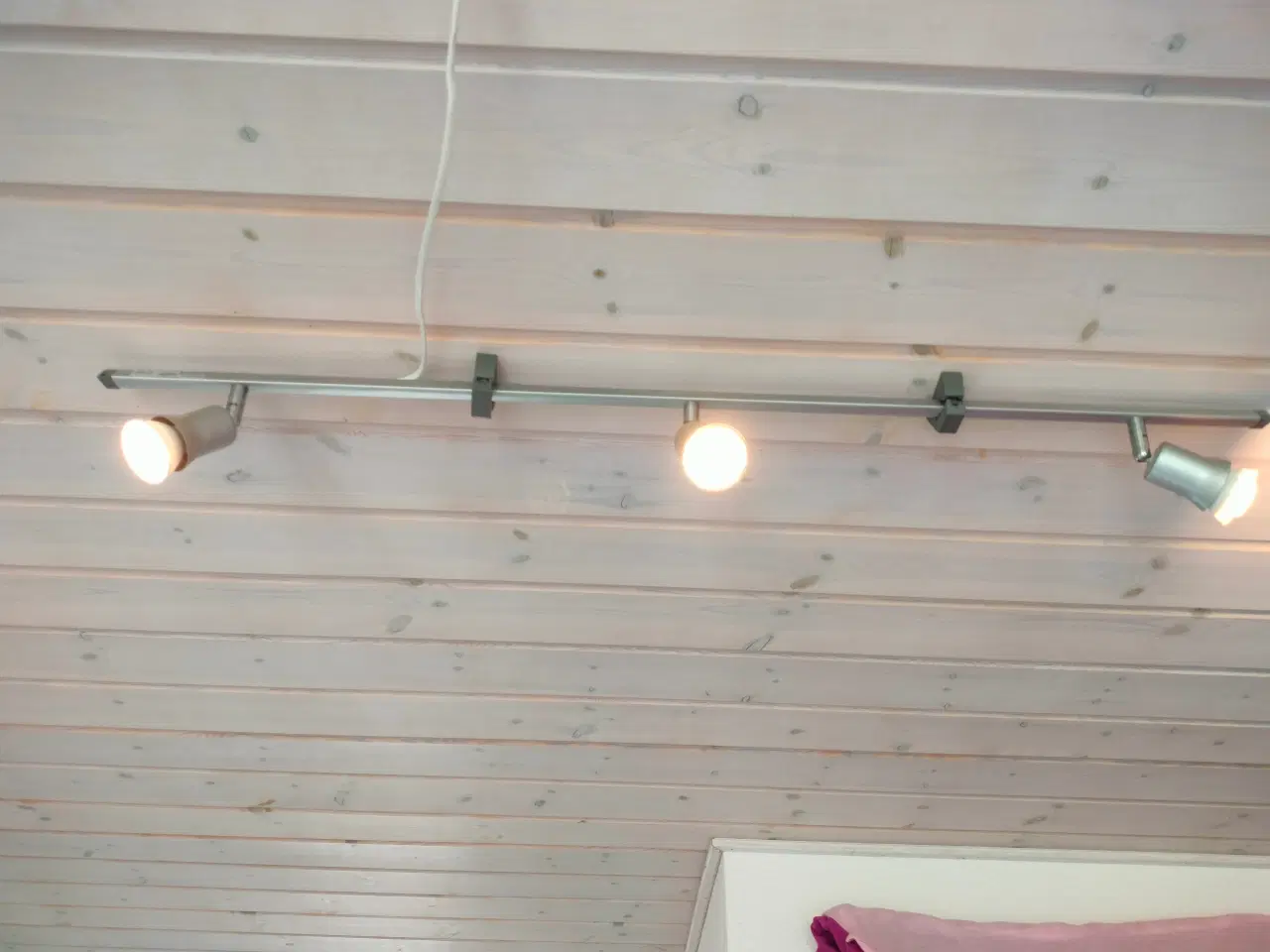Billede 1 - lampe med 3 pære 