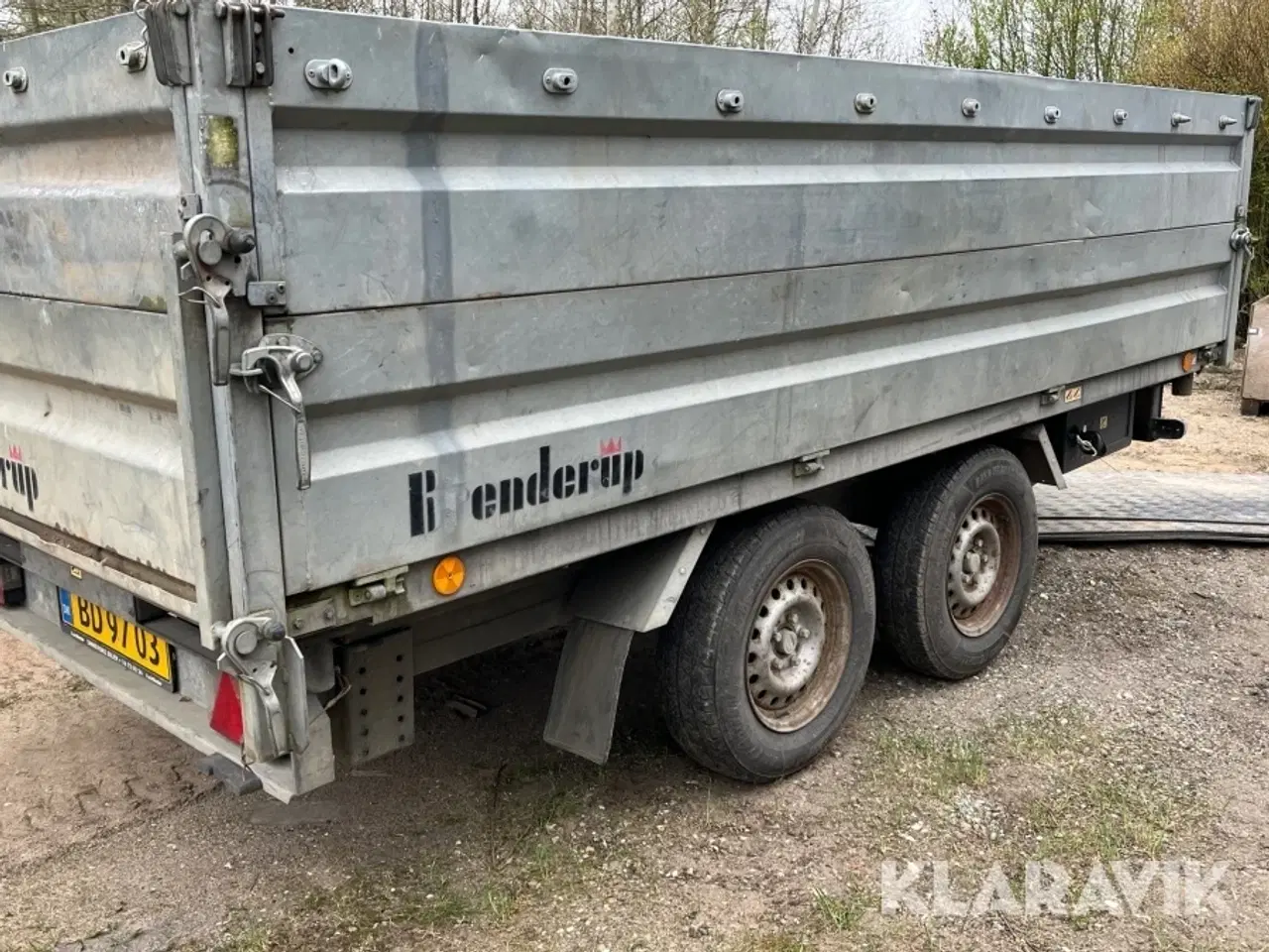 Billede 3 - Maskintralier med tip Brenderup
