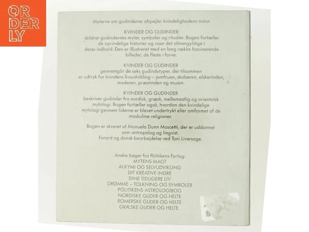 Billede 3 - Kvinder og Gudinder af Manuela Dunn Mascetti (Bog)