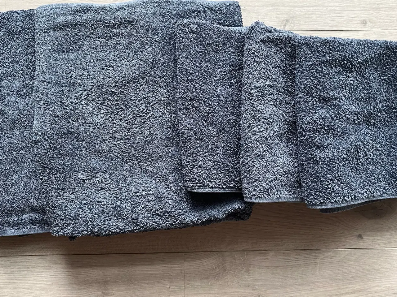 Billede 1 - Håndklæder, blå