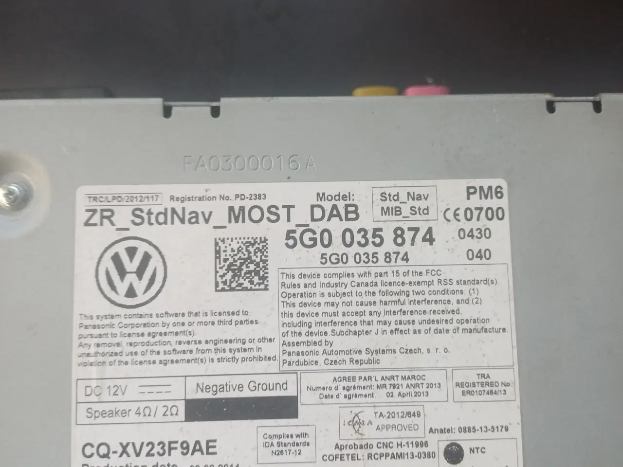 Billede 3 - VW MIB2 autostereo