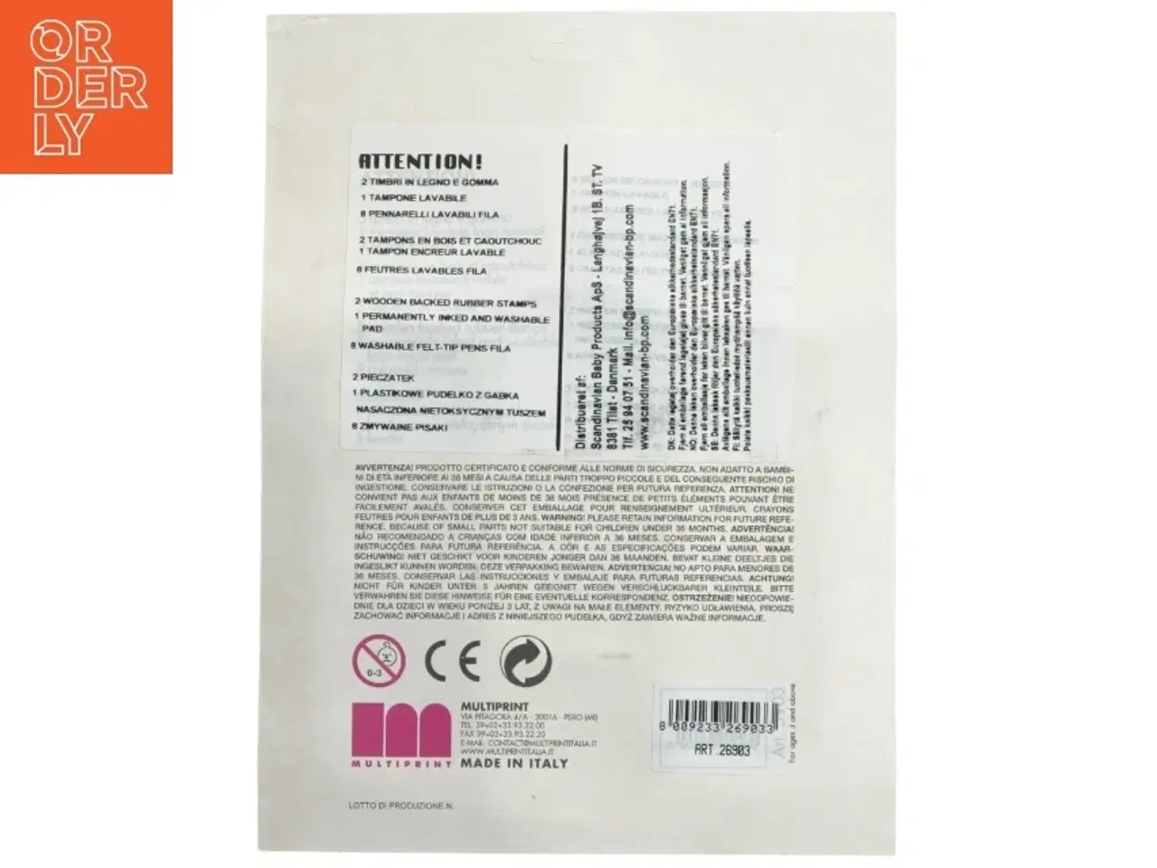 Billede 3 - Paw Patrol stempelsæt fra Multiprint (str. 21x28 cm)