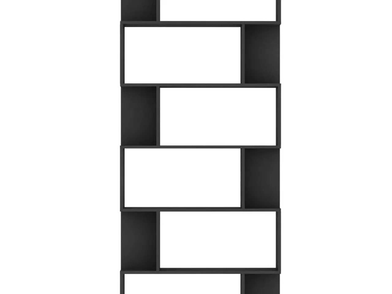 Billede 5 - Bogskab/rumdeler 80 x 24 x 192 cm spånplade sort