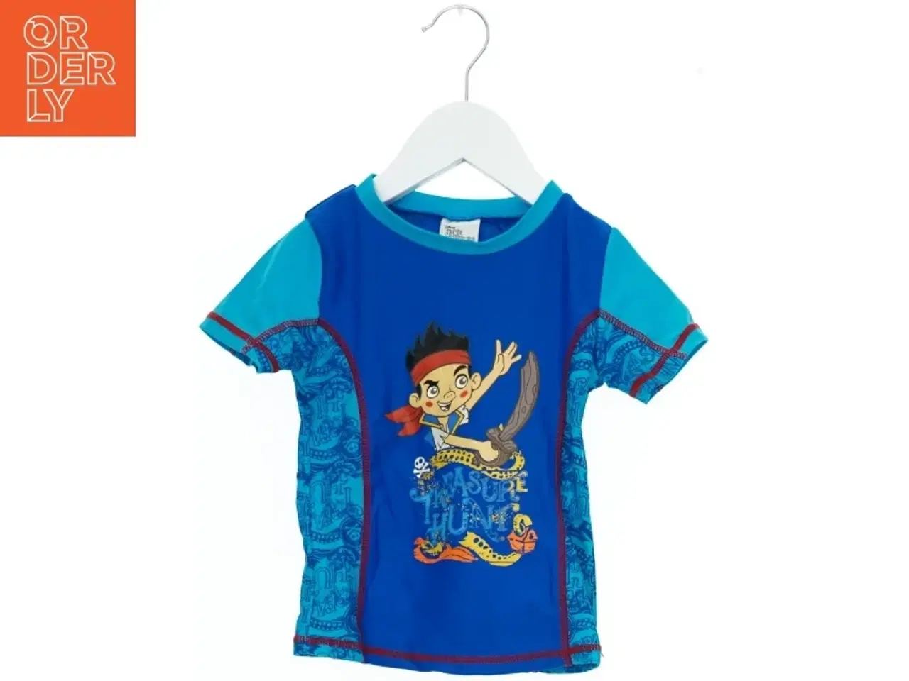 Billede 1 - Børne UV-bluse med piratmotiv fra Disney (str. 104)