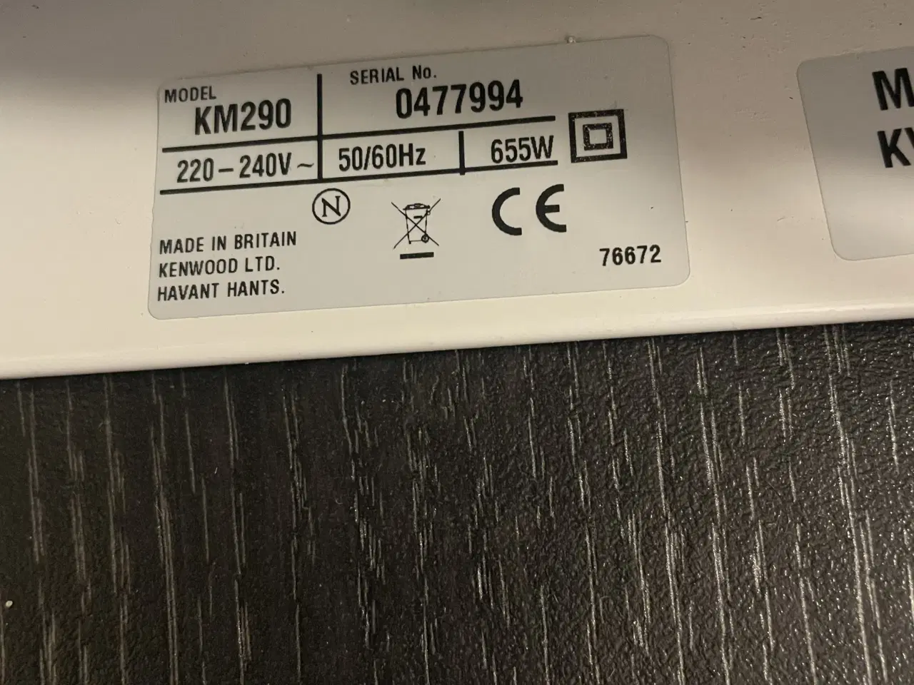 Billede 6 - røremaskine. Kenwood km290 ,