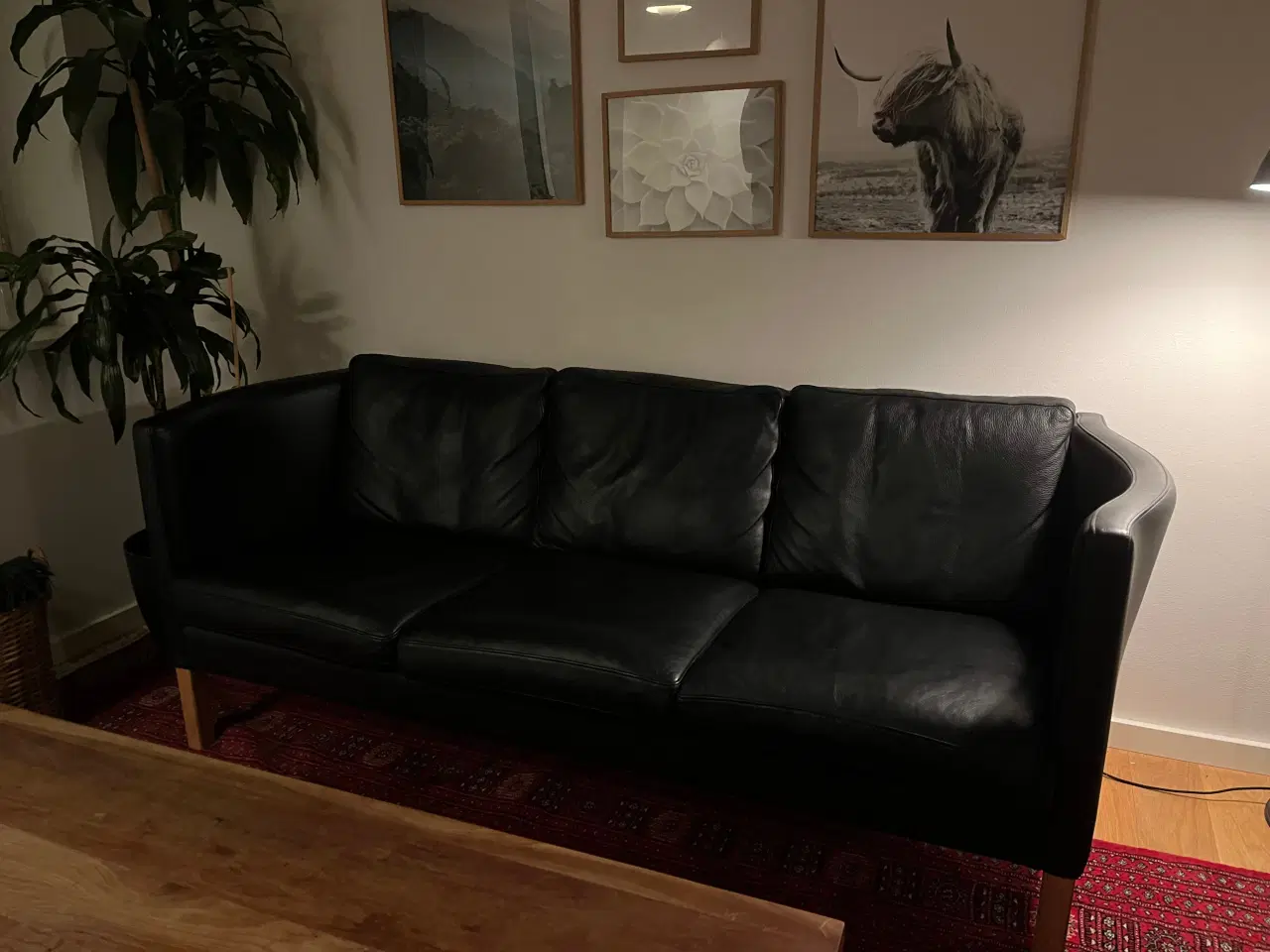 Billede 4 - AV 59 3 pers sofa i læder